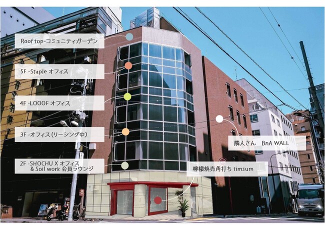 今秋、SOIL Nihonbashi 2ndが誕生！檸檬焼売角打ちやコミュニティガーデンを併設