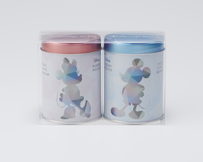 Disney創立100周年記念限定デザイン　「のりチップス　うめ味・かつお味」新発売