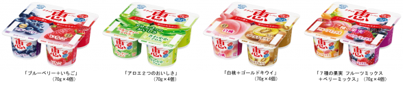 現代日本人のおなかを研究して選んだ２つの菌を、毎日のおなかに。「ナチュレ 恵 megumi フルーツヨーグルト」シリーズ