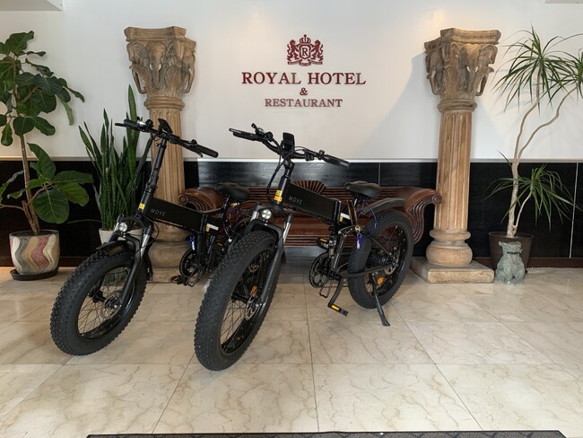 【沖縄本島中部読谷村のリゾートビジネスホテル&コンドミニアム　ROYAL HOTEL & RESTAURANT】e-bikeと電動アシスト自転車のレンタサイクルを開始！より動きやすい読谷村へ。