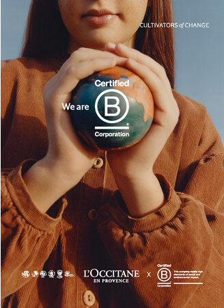 ロクシタンが 「B Corp (TM)」認証を取得