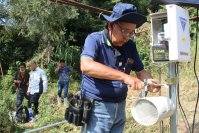 【岡山理科大学】笠岡の離島に「いのドン」など試験設置・稼働スタート