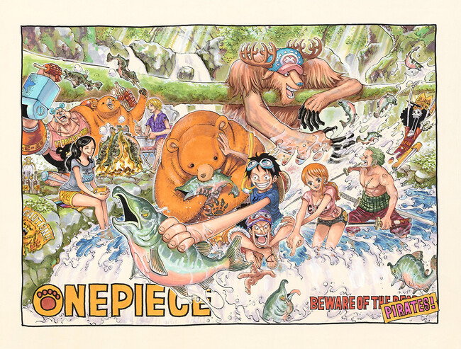 集英社マンガアートヘリテージ、尾田栄一郎「ONE PIECE / ANIMALS Part 4」の作品販売を開始
