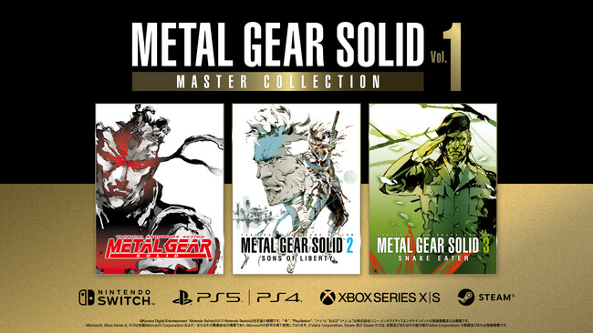 『METAL GEAR SOLID: MASTER COLLECTION Vol.1』PlayStation(R)4版 (DL版)も10月24日に発売決定！本日から予約も開始