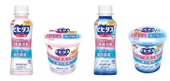 「ビヒダス ヨーグルト 便通改善」シリーズが9月25日週より全国にて順次リニューアル発売