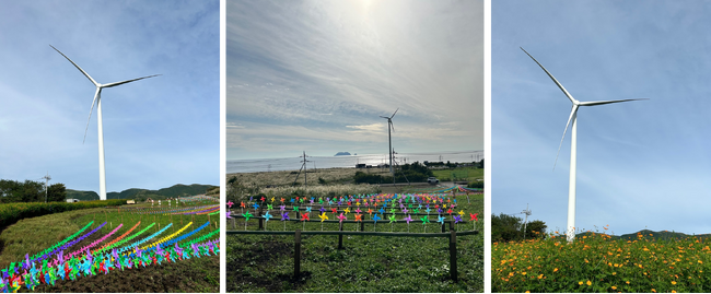 まちの特性を活かした風力発電事業によって地域活性化を促進する北海道松前町の新名所「リエネウインドファーム松前」が開園