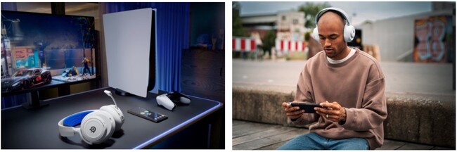 2.4GhzワイヤレスとBluetoothを同時接続可能、あらゆるゲーム機やデバイスに対応！ホワイトを基調にした「Arctis Nova 7P White」がArctis Novaシリーズより新登場！