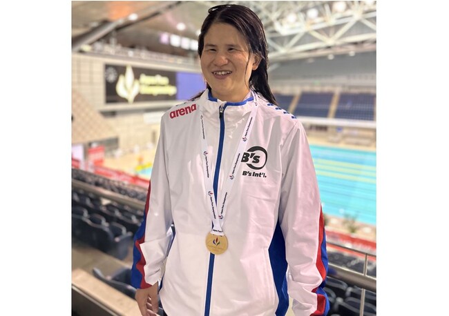 ビーズインターナショナル所属遠藤珠美選手（パラ水泳・平泳ぎ）がジャパンパラ水泳競技大会に出場し優勝