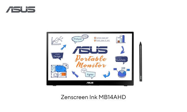 ASUSのZenscreenシリーズより14インチフルHD、マルチタッチと付属のタッチペン対応、2つのUSB Type-C、micro HDMI(R)等豊富な接続オプションを備えたポータブルモニターを発表