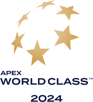日本で唯一、APEX「WORLD CLASS(TM)」を3年連続受賞