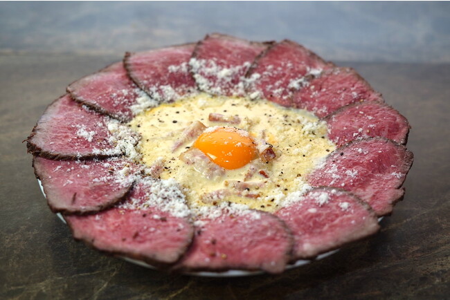 【中目黒おすすめグルメ！】長さ50cmの一枚麺のサーロイン肉ボナーラ！SNSで人気絶頂の背徳グルメが食べられる中目黒の大人気イタリアン！