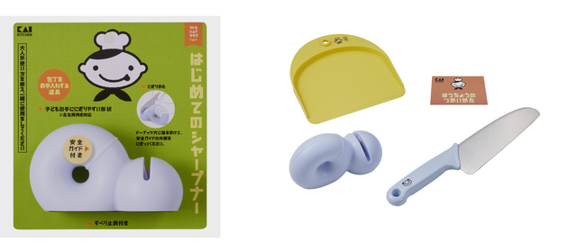 親子で楽しく砥ぎ習慣を始めよう！コロンとしたドーナツ型の持ち手が握りやすくて親しみやすいリトルシェフクラブより子ども向けのシャープナーが初登場