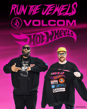 RUN THE JEWELS×HOT WHEELS×VOLCOM 3ブランドによるコラボ実現！