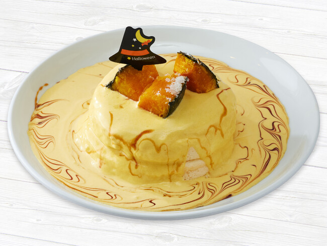 【高倉町珈琲】ハロウィン仕様「かぼちゃソースのリコッタパンケーキ」が新登場！今年の「ハロウィンフェア」は9月28日(木)からスタート！