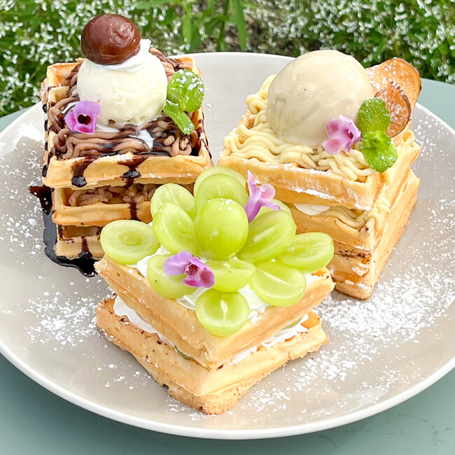 味覚狩りスイーツ　シリーズ第2弾！食欲の秋はこれ！農園カフェ湯郷で秋の新作スイーツ新登場1日5食限定「秋の味覚狩りプレート」9月30日(土)より