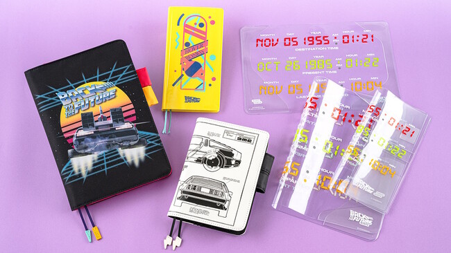 『バック・トゥ・ザ・フューチャー』とほぼ日手帳がコラボレーション！ロフト限定で10月1日（日）に発売します。