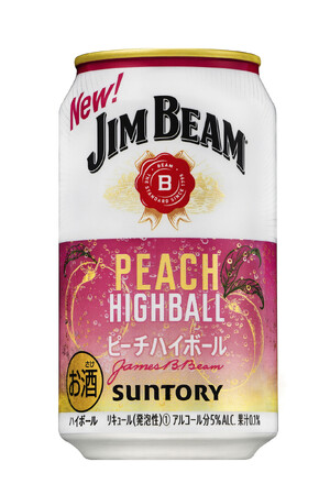 「ジムビーム ハイボール缶〈ピーチハイボール〉」期間限定新発売