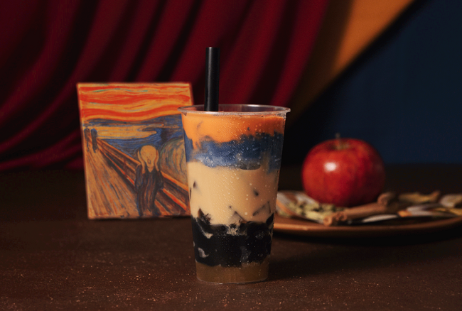 『名画を飲む』アートなドリンクシリーズに、《ムンクの叫び》が登場。