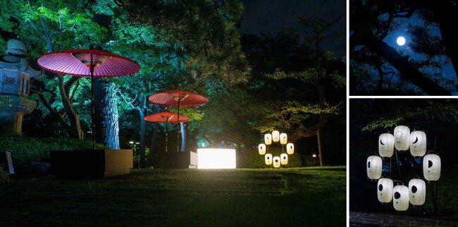 〈都心の特等席で眺める中秋の名月〉八芳園の料亭「壺中庵」の庭園に、月夜の宴を愉しむ期間限定『MOON BAR』が登場 ― 歴史とモダンが交差する情緒あふれる十五夜