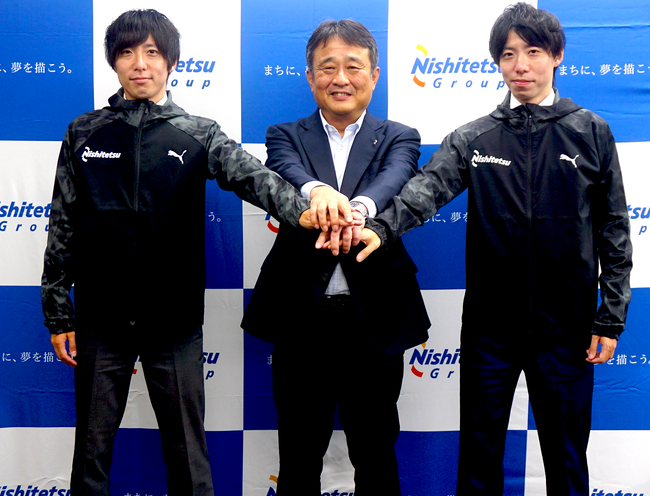 設楽 啓太選手がNishitetsuに入社します!