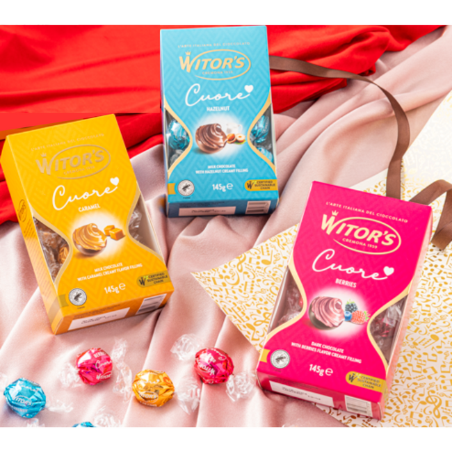 イタリアの人気ブランド「Witor’s」から輸入の、色鮮やかなパッケージで心弾むチョコレートBOX3種類を2023年10月23日(月)より販売開始！