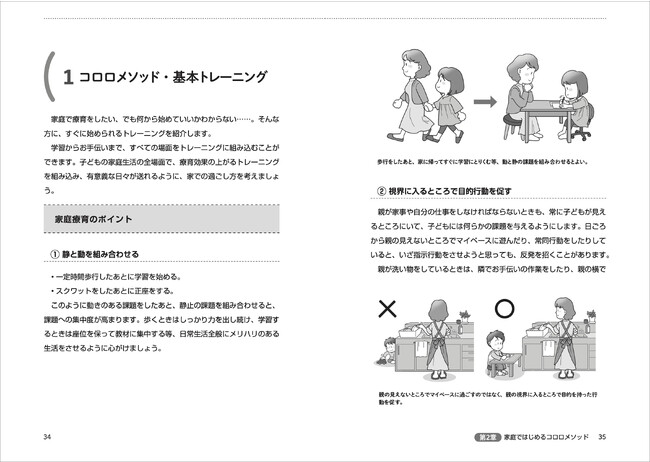 40年にわたって積み上げられた実践から体系づけられた、コロロメソッドで必ず見つかるその子のための療育法！