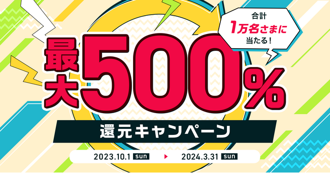 三菱UFJニコス、カード会員向けに「最大500%還元キャンペーン」実施！