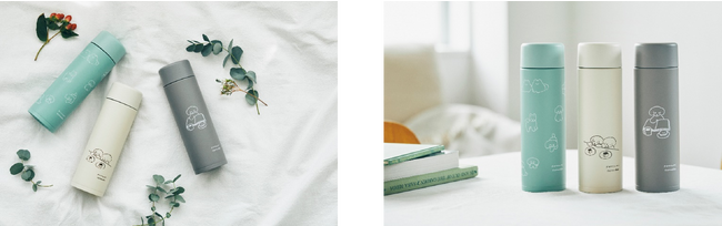 人気イラストレーターてらおかなつみさんとコラボレーションしたオリジナルステンレスマグを販売開始！