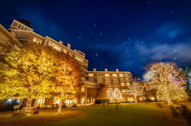 【仙台ロイヤルパークホテル】幻想的なランタンの灯りが今年も。ガーデンイルミネーション2023-2024“ランタンが灯る、ひかりの森”