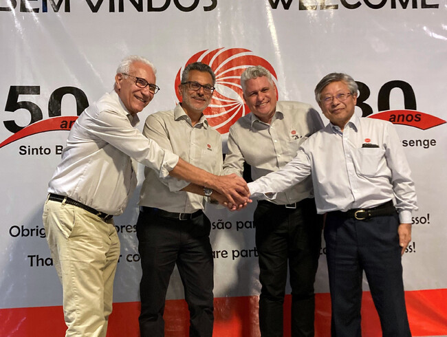 ブラジル生産子会社「シントー・ブラジル・プロドゥトス社」が５０周年