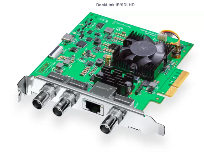 DeckLink IP/SDI HD のレンタルを開始 | PANDASTUDIO.TV