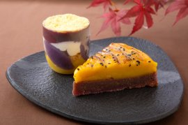 「二色のスイートポテト」「お芋のタルト」 各594円(税込) 「二色のスイートポテト」「お芋のタルト」 各594円(税込)