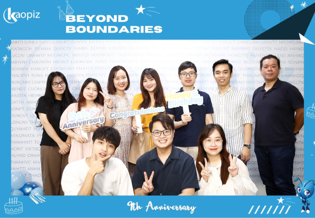 【株式会社カオピーズ】創立9周年を迎えました。
