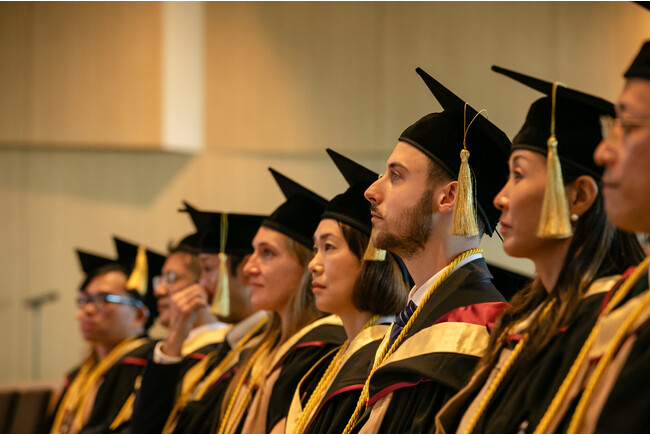 名古屋商科大学ビジネススクール、ベータ・ガンマ・シグマ（Beta Gamma Sigma）第1期生入会式