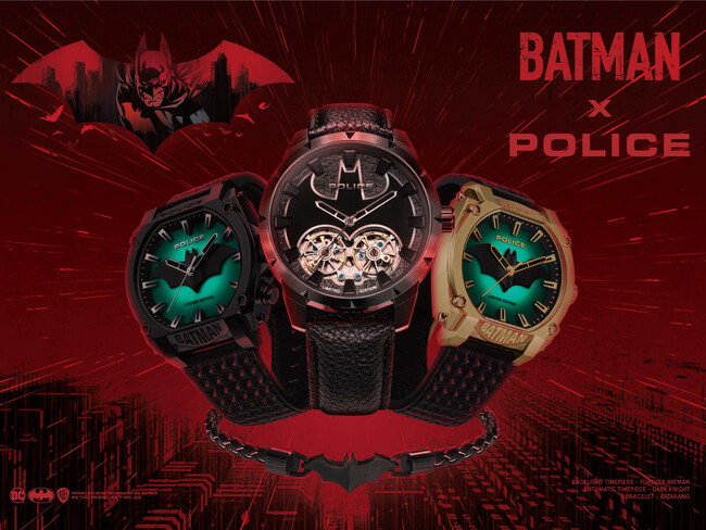 あのダークヒーローが再降臨！「BATMAN×POLICE」2023 COLLECTIONが登場
