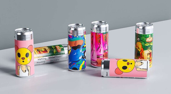 【自然派ワイン x 持続可能生 x アート】の融合によるクールでお洒落なワインブランド「Djuce」が日本初上陸