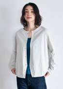 オーガニックコットン天竺ラグランカーディガン　税込7,590円