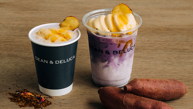 【DEAN & DELUCA】シーズナルドリンク　秋の味覚かさなる濃厚ラテ、ダブルスイートポテトラテ発売