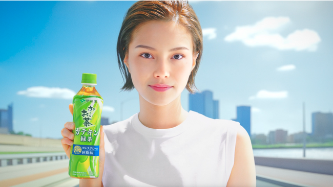 AI model(AIモデル)を『お～いお茶　カテキン緑茶』TV-CMに提供。TV-CMとしては日本初。