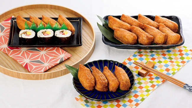 年間230万食販売する人気商品「いなり4個入」のお揚げがよりジューシーにリニューアル！8個入も新登場！