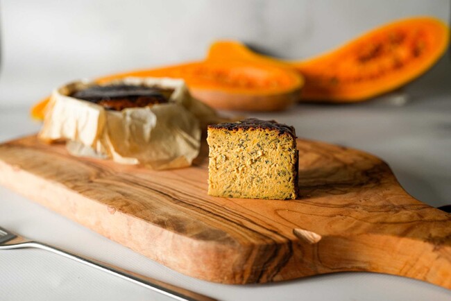 【テール・ド・トリュフ東京 通販】期間限定　ブランドかぼちゃ”南部一郎”と黒トリュフのチーズケーキ