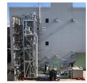 日東電工株式会社向けにボイラ排ガスからCO2を回収する「CO2分離膜装置」テスト機を納入