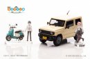 1/43 映画『ゆるキャン△』なでしこの車 キャラクターアクリルスタンド付 1/43 映画『ゆるキャン△』なでしこの車 キャラクターアクリルスタンド付