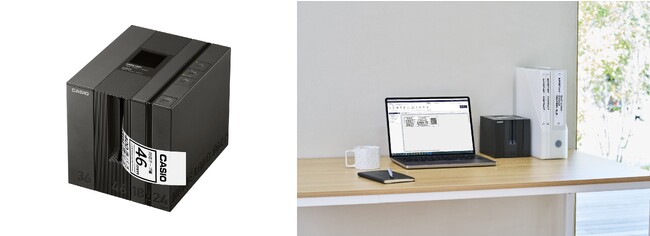 細かい文字やロゴがはっきりと印刷できるラベルライター