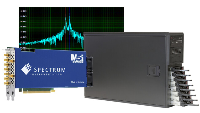 デジタイザでサンプリングレート10GS/sの連続データストリーミングが可能に