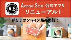 アプリリニューアルリリース!! 大人気爪とぎオンライン販売開始!