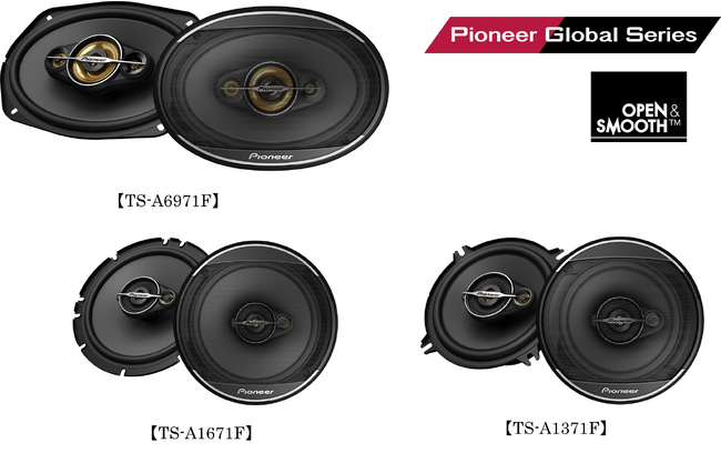 パイオニア グローバルシリーズのユニットスピーカーを発売