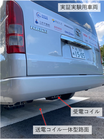 柏の葉スマートシティにて日本初、電気自動車への走行中給電の公道実証実験を開始