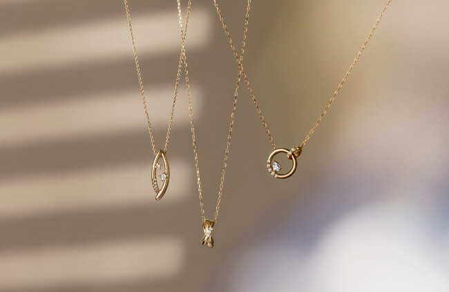 ダイヤモンドのリュクスな輝きを４℃オリジナルのゴールドに宿した「４℃ Aqua Gold Collection」第4弾