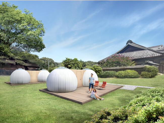奥久慈の豊かな自然とスローライフにひたる“集落まるごと”グランピング。茨城県大子町で11月に限定オープン！